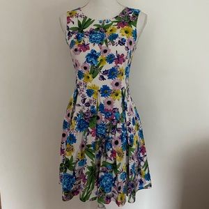 ModCloth Floral A-line Dress